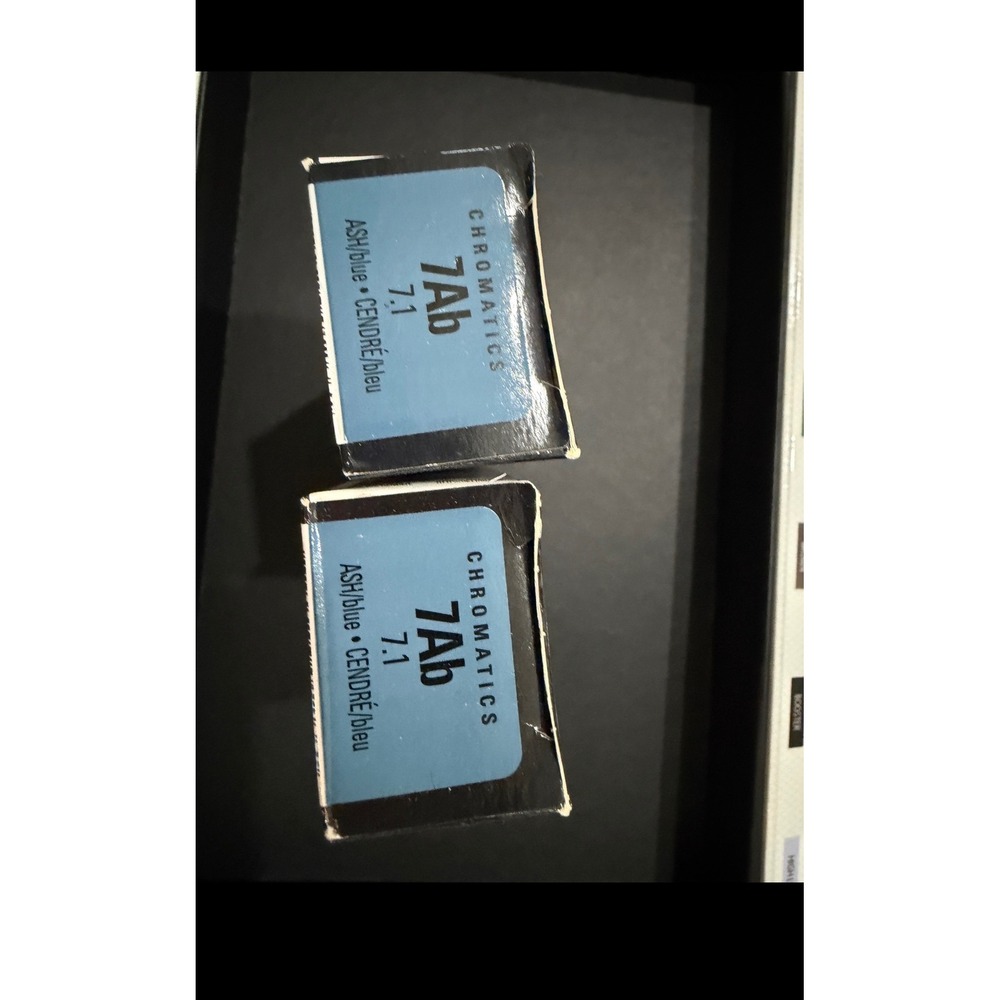 Redken Chromatics Hair Color 7Ab 7.1 Ash Blue Ammonia Free 2‎ Pack